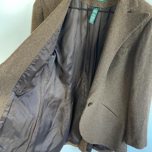 Lauren Ralph Lauren Wool One Button Blazer Coat Size 8 - Picture 5 of 7